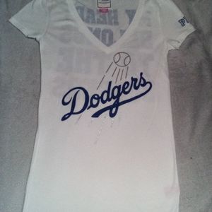 Dodgers VS pink Tee shirt